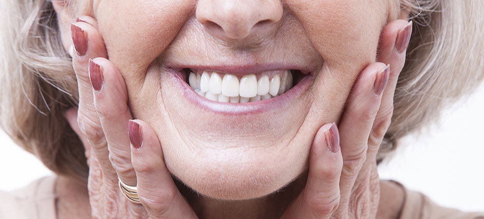 Denture Image of happy lady